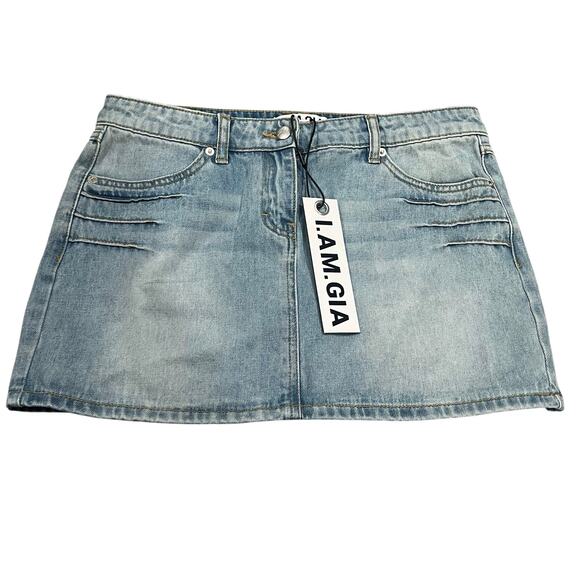 I AM GIA Dresses & Skirts - I.AM.GIA Keishi Denim Mini Skirt Size Small